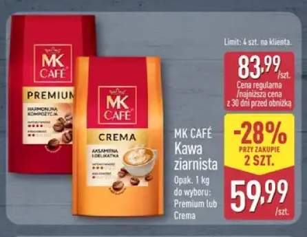 Kawa ziarnista Premium MK Café +1 wariant