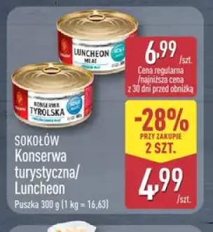 Konserwa turystyczna Sokołów +1 wariant