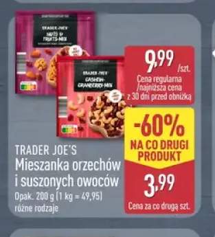 Mieszanka orzechów i suszonych owoców Trader Joe's
