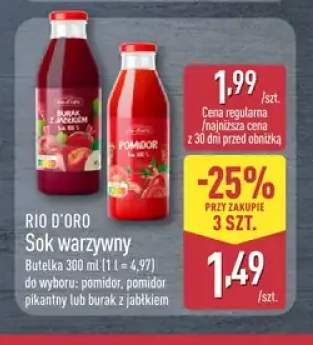 Sok warzywny pomidor Rio D'Oro +2 warianty