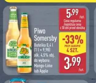 Piwo Somersby Apple +1 wariant