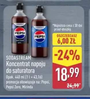 Koncentrat napoju do saturatora Sodastream Pepsi +2 warianty
