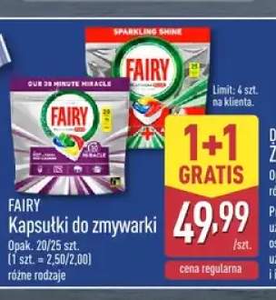 Kapsułki do zmywarki Fairy