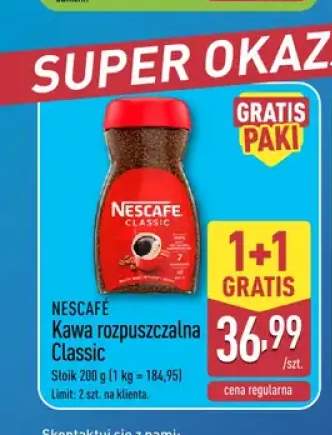 Kawa rozpuszczalna Classic Nescafé