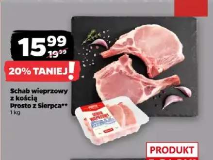Schab wieprzowy z kością Prosto z Sierpca