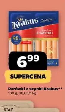Parówki z szynki Krakus