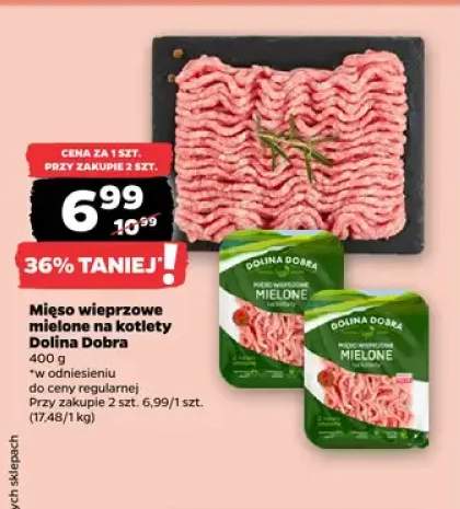 Mięso wieprzowe mielone na kotlety Dolina Dobra