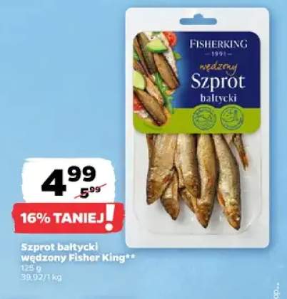 Szprot bałtycki wędzony Fisher King