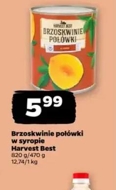 Brzoskwinie połówki w syropie Harvest Best