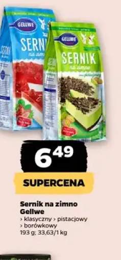 Sernik na zimno klasyczny Gellwe +2 warianty