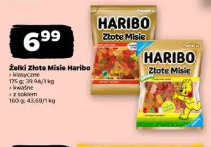 Żelki Złote Misie klasyczne Haribo +2 warianty