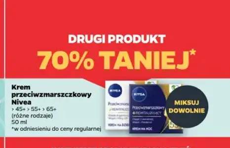 Krem przeciwzmarszczkowy 55+ Nivea +2 warianty