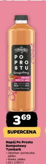 Napój Po Prostu Kompotowy Tymbark rabarbar porzeczka jabłko +1 wariant