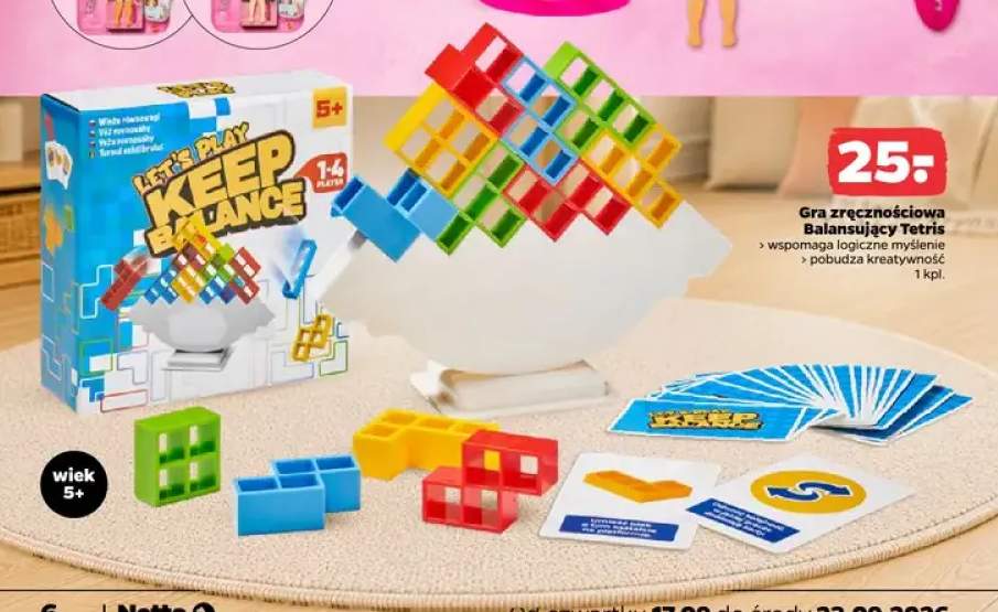 Gra zręcznościowa Balansujący Tetris