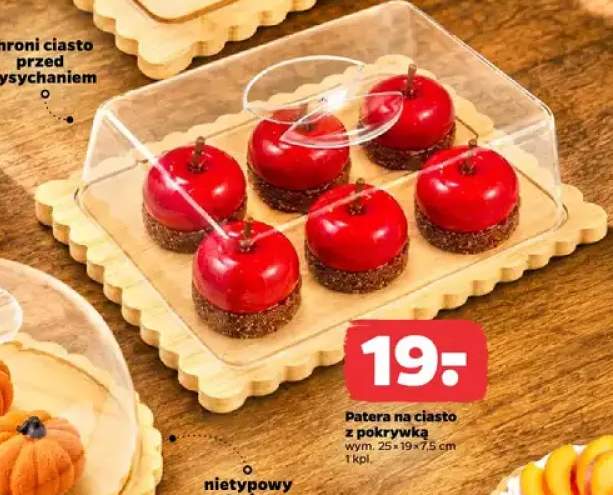 Patera na ciasto z pokrywką