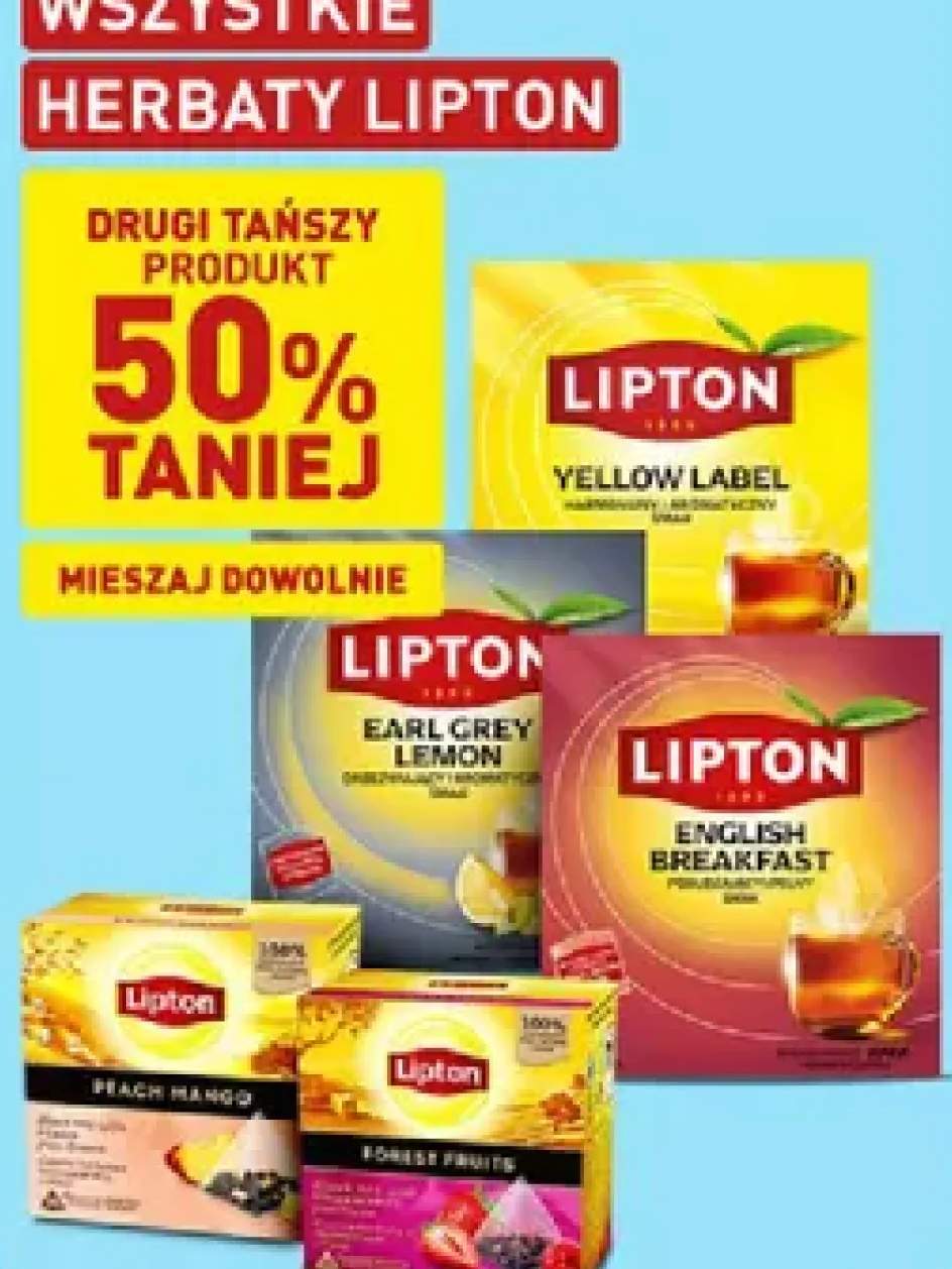 Herbaty Lipton +5 wariantów