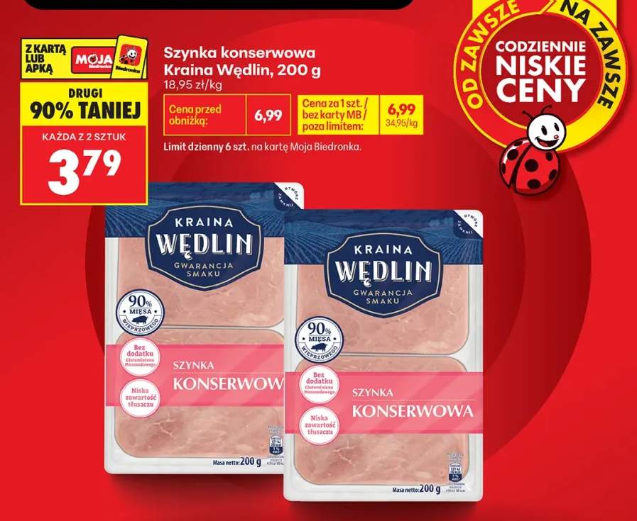 Szynka konserwowa Kraina Wędlin