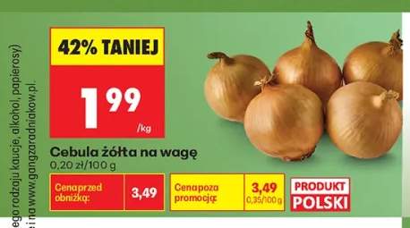 Cebula żółta na wagę