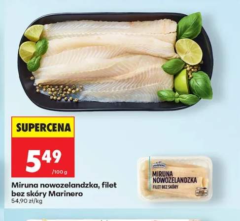 Miruna nowozelandzka filet bez skóry Marinero