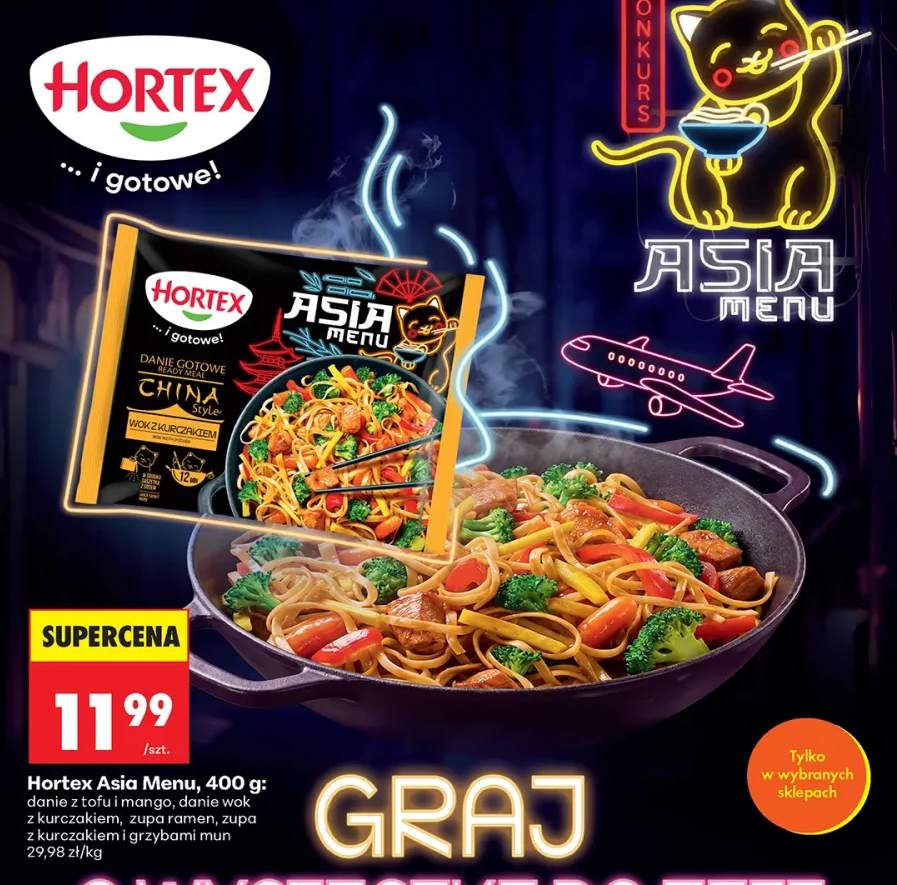 Hortex Asia Menu danie z tofu i mango +3 warianty