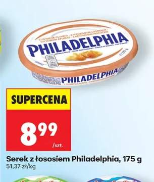 Serek z łososiem Philadelphia