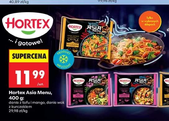 Hortex Asia Menu danie z tofu i mango +1 wariant