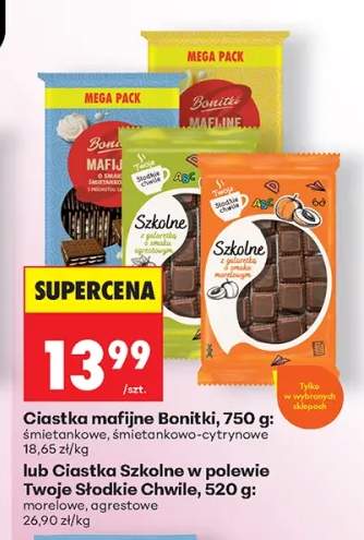 Ciastka mafijne śmietankowe Bonitki +3 warianty