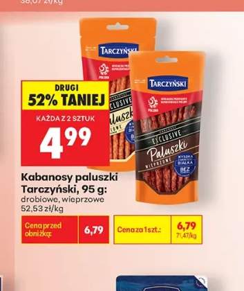 Kabanosy paluszki Tarczyński drobiowe +1 wariant