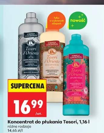 Koncentrat do płukania Tesori d'Oriente Muschio Bianco +2 warianty