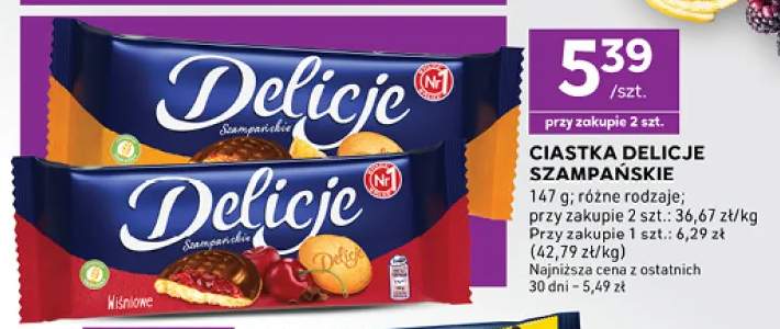 Ciastka Delicje Szampańskie