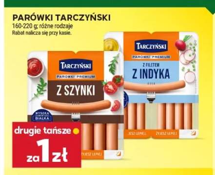 Parówki z szynki Tarczyński +1 wariant