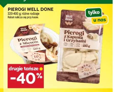 Pierogi z mięsem Well Done +1 wariant