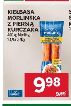 Kiełbasa morlińska z piersią kurczaka Morliny