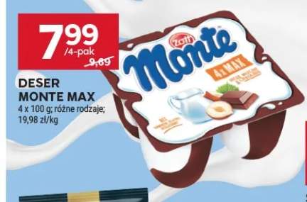 Deser Monte Max 4-pak Zott