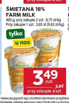 Śmietana Farm Milk 18%