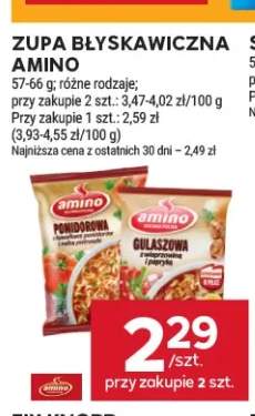 Zupa błyskawiczna Amino pomidorowa +1 wariant