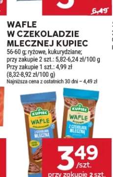 Wafle ryżowe w czekoladzie mlecznej Kupiec +1 wariant