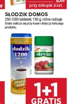 Słodzik 1200 tabletek Domos +2 warianty