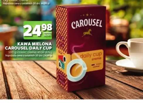 Kawa mielona Carousel Daily Cup classic +1 wariant