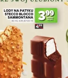 Lody na patyku Stecco Blocco Sammontana