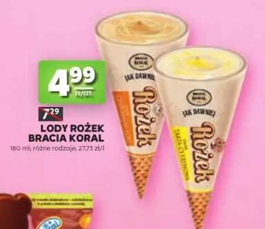Lody rożek cynamonowy Bracia Koral +1 wariant