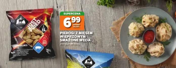 Pierogi z mięsem wieprzowym smażone Weda