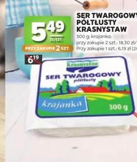 Ser twarogowy półtłusty krajanka Krasnystaw