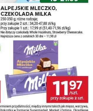 Alpejskie Mleczko Milka
