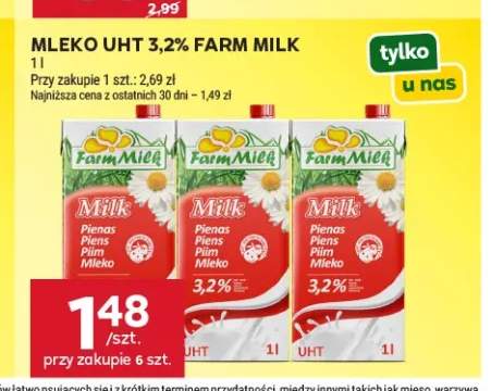 Mleko UHT Farm Milk 3,2%