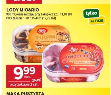 Lody Mio & Rio Tiramisu