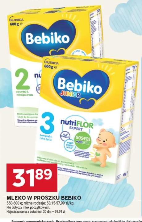Mleko w proszku Bebiko 2