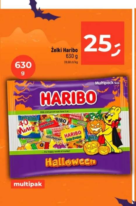Żelki Haribo Halloween 40-pak