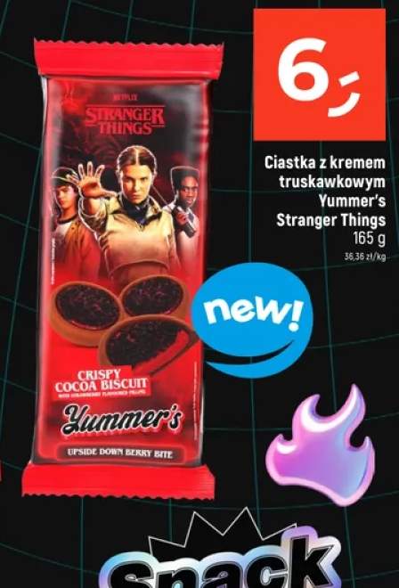 Ciastka z kremem truskawkowym Yummer's Stranger Things