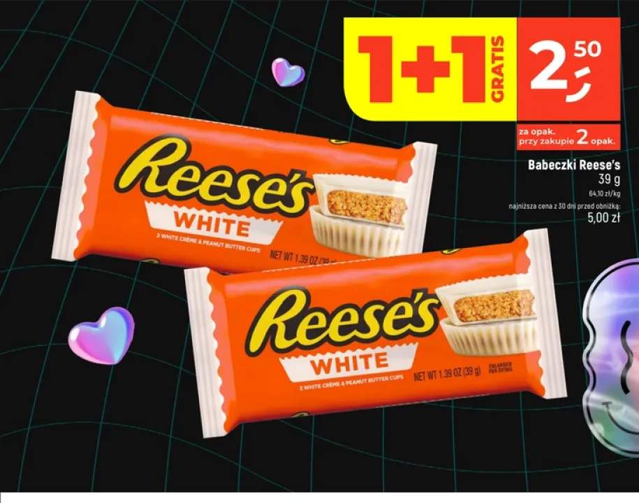Babeczki Reese's White